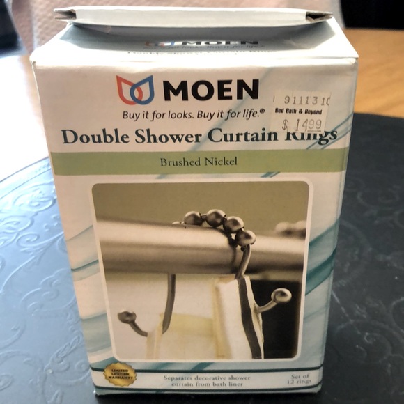 Moen Bath Moen Double Shower Curtain Rings Poshmark
